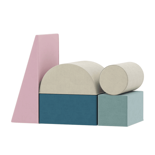 AIYAPLAY Conjunto de 5 Blocos de Espuma para Crianças, Blocos de Psicomotricidade com Base Antiderrapante e Capa Removível, Set de Escalada Macio para Interior, 6 Meses-3 Anos AIYAPLAY Conjunto de 5 Blocos de Espuma para Crianças, Blocos de Psicomotricidade com Base Antiderrapante e Capa Removível, Set de Escalada Macio para Interior, 6 Meses-3 Anos