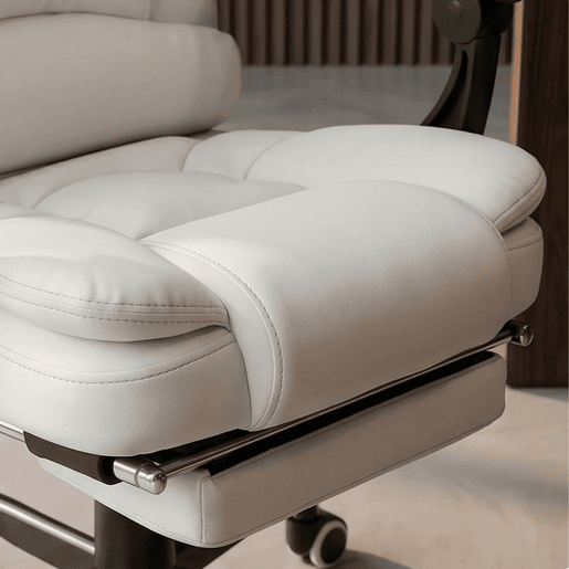Vinsetto Cadeira de Escritório com Massagem Vibratória em 7 Pontos, Giratória Reclinável com Apoio para os Pés Retrátil, Altura Ajustável, Encosto Alto, Comando Remoto e Tecido PU, Branco Vinsetto Cadeira de Escritório com Massagem Vibratória em 7 Pontos, Giratória Reclinável com Apoio para os Pés Retrátil, Altura Ajustável, Encosto Alto, Comando Remoto e Tecido PU, Branco