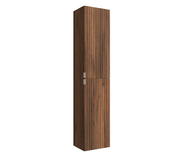 Columna de baño kira 30cm nogal