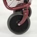 Andador para Anciano Acero Inoxidable, ABS HOMCOM Andador para Anciano Acero Inoxidable, ABS HOMCOM Rojo