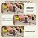 Andador para Anciano Acero Inoxidable, ABS HOMCOM Andador para Anciano Acero Inoxidable, ABS HOMCOM Rojo