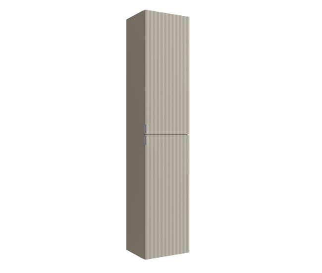 Columna de baño kira 30cm gris mate