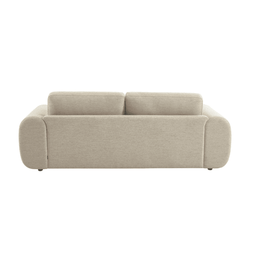Sofá em tecido, 3 lugares Bege - 216x88x78 cm Sofá em tecido, 3 lugares Bege - 216x88x78 cm