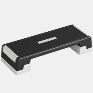 SPORTNOW Step de Aeróbica Step para Fitness Antiderrapante com Altura Ajustável de 152025 cm Base Robusta Carga 250 kg para Treino em Casa e Ginásio Preto