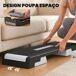 Step de Aeróbic PP, ABS SPORTNOW, deportes y ocio - fitness Step de Aeróbic PP, ABS SPORTNOW, deportes y ocio - fitness Negro
