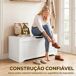 Baúl de Almacenaje HOMCOM, hogar - muebles de dormitorio 100 Baúl de Almacenaje HOMCOM, hogar - muebles de dormitorio 100 Blanco