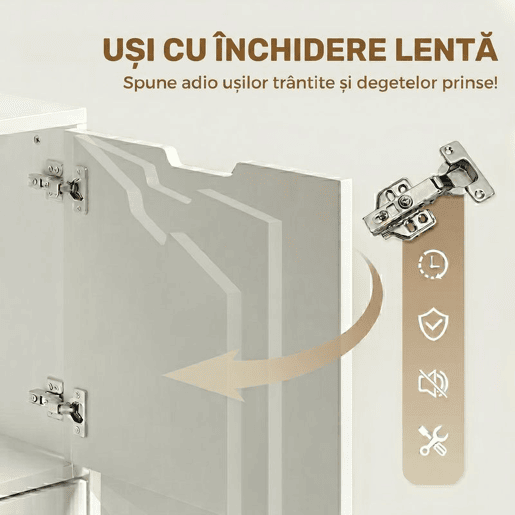 HOMCOM Gaveteira de Escritório com 5 Gavetas, Armário com Rodas e Fecho Suave, Suporte para Impressora, Móvel de Arquivo para Casa, Branco HOMCOM Gaveteira de Escritório com 5 Gavetas, Armário com Rodas e Fecho Suave, Suporte para Impressora, Móvel de Arquivo para Casa, Branco