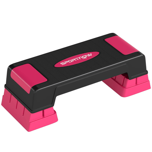 SPORTNOW Step Aeróbico Step para Fitness Antiderrapante com Altura Ajustável 1217,522,5 cm Base Robusta Suporta 250 kg para Treino em Casa ou Ginásio Rosa SPORTNOW Step Aeróbico Step para Fitness Antiderrapante com Altura Ajustável 1217,522,5 cm Base Robusta Suporta 250 kg para Treino em Casa ou Ginásio Rosa