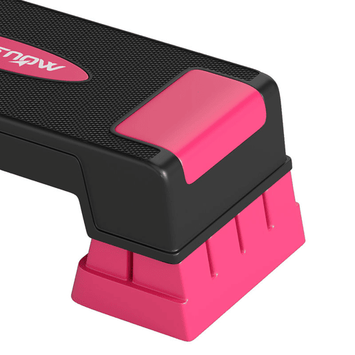 SPORTNOW Step Aeróbico Step para Fitness Antiderrapante com Altura Ajustável 1217,522,5 cm Base Robusta Suporta 250 kg para Treino em Casa ou Ginásio Rosa SPORTNOW Step Aeróbico Step para Fitness Antiderrapante com Altura Ajustável 1217,522,5 cm Base Robusta Suporta 250 kg para Treino em Casa ou Ginásio Rosa