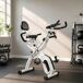Bicicleta Estática Plegable Acero SPORTNOW Bicicleta Estática Plegable Acero SPORTNOW Blanco