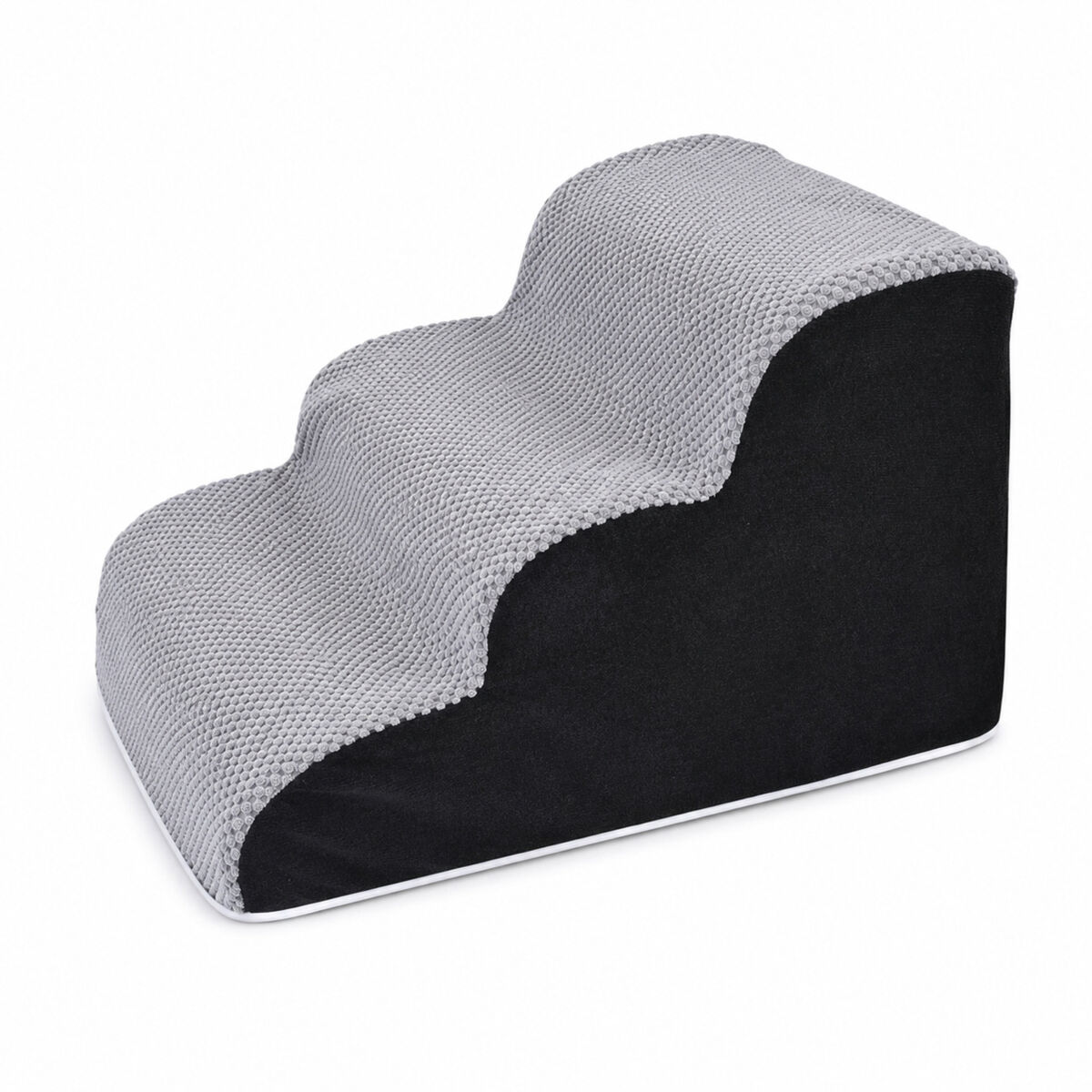 Escalera mascotas 3 escalones 40x56x35cm nyana | curva antideslizante funda lavable
