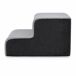 Escalera Mascotas 2 Escalones Nyana Pets | Curva Antideslizante Espuma Densa Escalera Mascotas 2 Escalones Nyana Pets | Curva Antideslizante Espuma Densa Gris