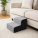 Escalera Mascotas 2 Escalones Nyana Pets | Curva Antideslizante Espuma Densa Escalera Mascotas 2 Escalones Nyana Pets | Curva Antideslizante Espuma Densa Gris