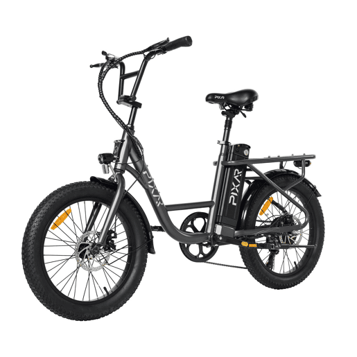 Pixar FUN1 36V 10.4Ah Bicicleta Elétrica 20x3 Fat Cinza