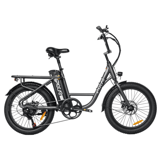 Pixar FUN1 36V 10.4Ah Bicicleta Elétrica 20x3 Fat Cinza