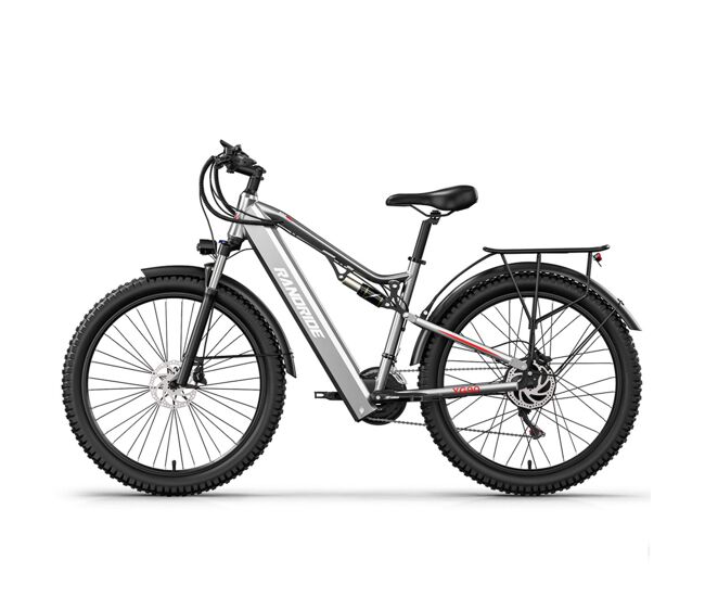 Bicicleta eléctrica randride yg90 - batería 48v17ah 27,5'' - gris