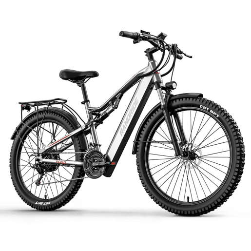 Bicicleta Elétrica RANDRIDE YG90 - Bateria 48V17Ah 27,5'' - Cinza Bicicleta Elétrica RANDRIDE YG90 - Bateria 48V17Ah 27,5'' - Cinza