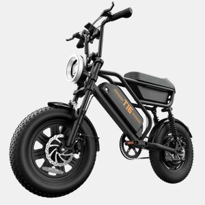 Bicicleta Elétrica | URLIFE | T16 |48V13Ah 16 Freio a Disco eBike - Preto