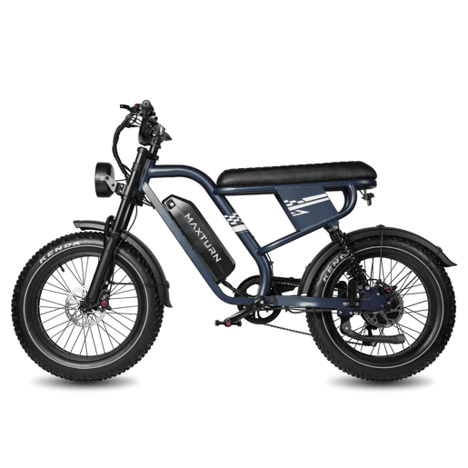 Bicicleta Elétrica MAXTURN MX10 - Bateria 48V13.5AH Pneus De 20u201D Travões A Disco óleo - Azul Bicicleta Elétrica MAXTURN MX10 - Bateria 48V13.5AH Pneus De 20u201D Travões A Disco óleo - Azul