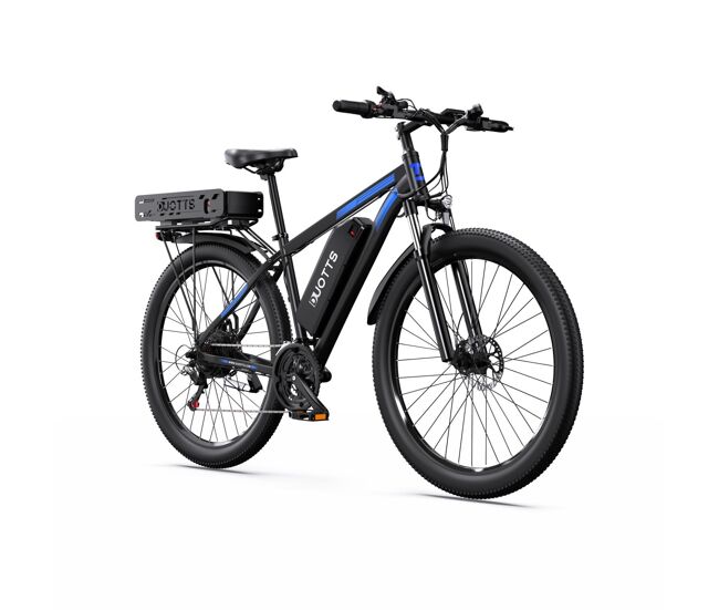 Bicicleta eléctrica duotts c29-k - batería 48v15ah+48v22.5ah neumáticos de 29" freno hidráulico - azul negro