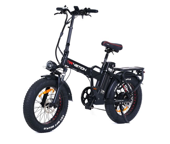 Bicicleta eléctrica | drvetion | at20 pro max | 48v20ah 20" freno hidráulico ebike - negro