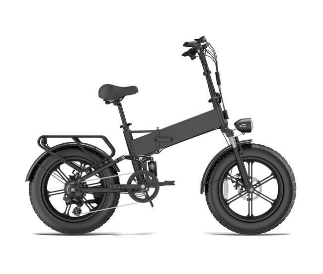 Bicicleta eléctrica | urlife | t5 | 48v13ah 20" frenos de disco ebike - negro