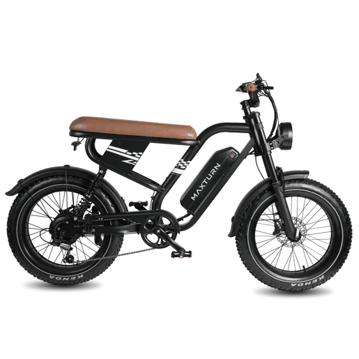 Bicicleta Elétrica MAXTURN MX10 - Bateria 48V13.5AH Pneus De 20u201D Travões A Disco óleo - Preto
