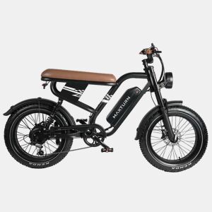 Bicicleta Elétrica MAXTURN MX10 - Bateria 48V13.5AH Pneus De 20u201D Travões A Disco óleo - Preto