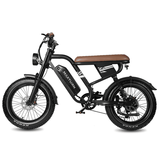 Bicicleta Elétrica MAXTURN MX10 - Bateria 48V13.5AH Pneus De 20u201D Travões A Disco óleo - Preto
