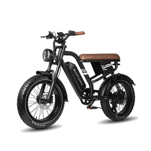 Bicicleta Elétrica MAXTURN MX10 - Bateria 48V13.5AH Pneus De 20u201D Travões A Disco óleo - Preto