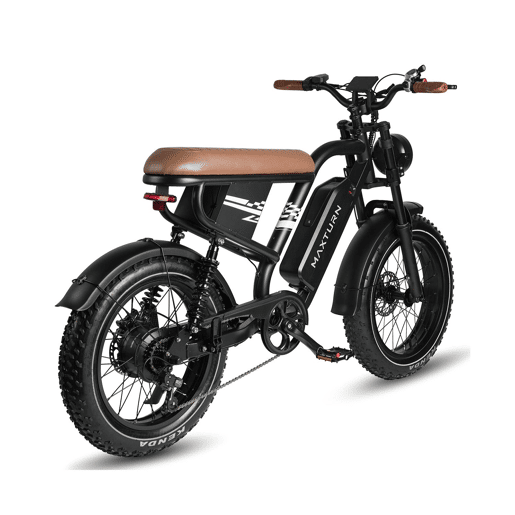 Bicicleta Elétrica MAXTURN MX10 - Bateria 48V13.5AH Pneus De 20u201D Travões A Disco óleo - Preto
