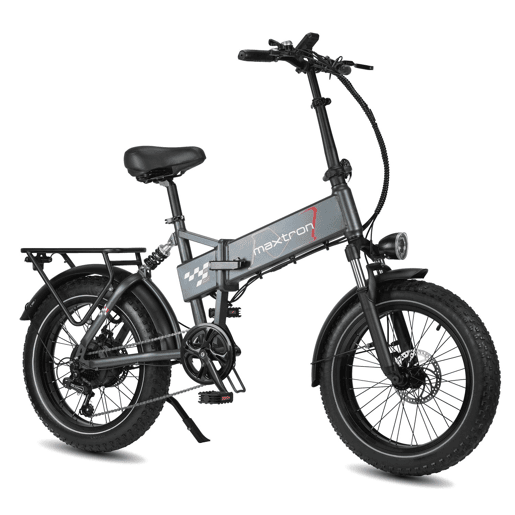 Bicicleta Elétrica MAXTURN Polaris Bateria 48V13AH 20 Travão A Disco A Cabo - Cinza