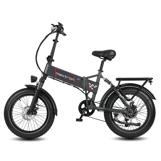Bicicleta Elétrica MAXTURN Polaris Bateria 48V13AH 20 Travão A Disco A Cabo - Cinza