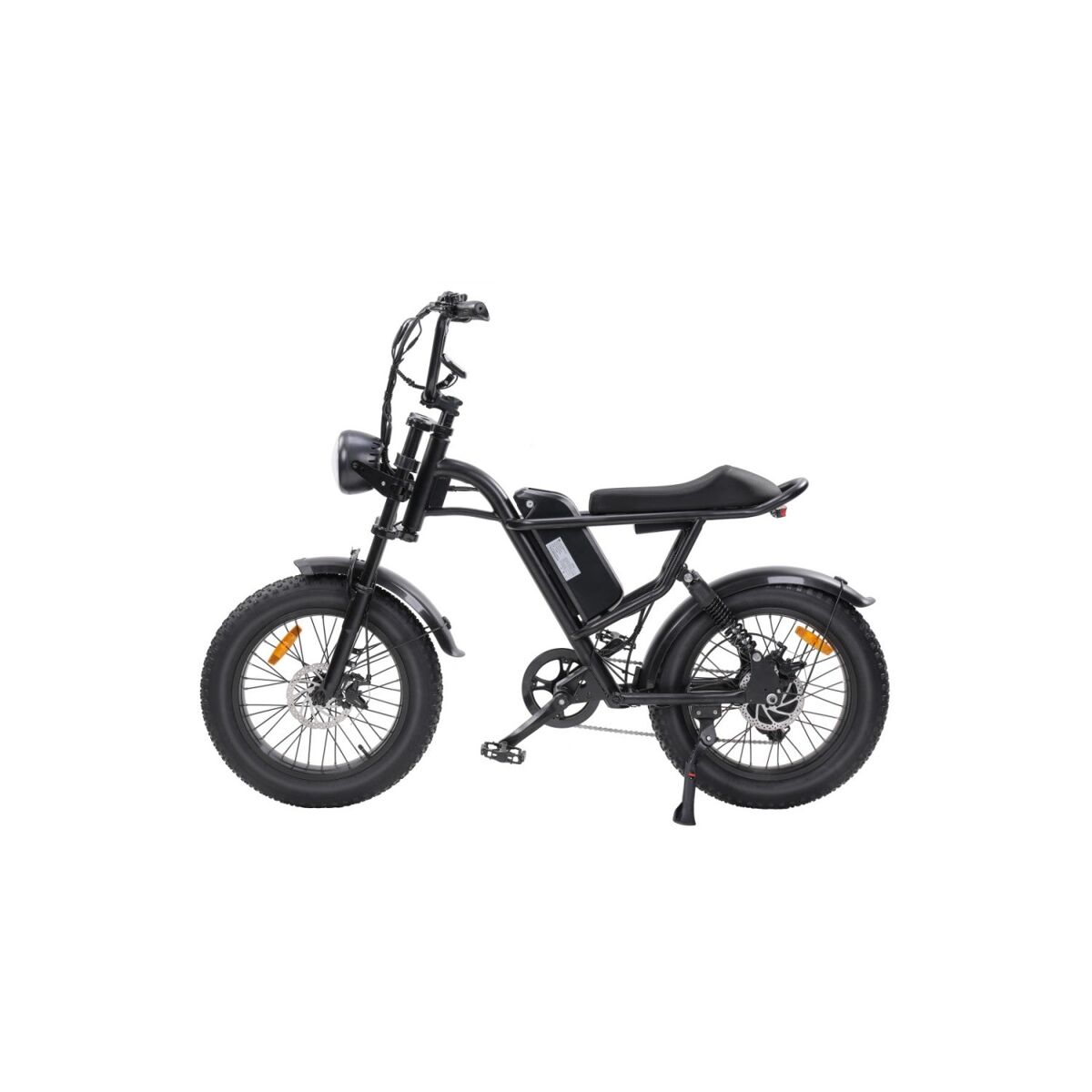Rush horse v1 bicicleta eléctrica - batería 48v 15ah neumáticos de 20 pulgadas suspensión doble - negro