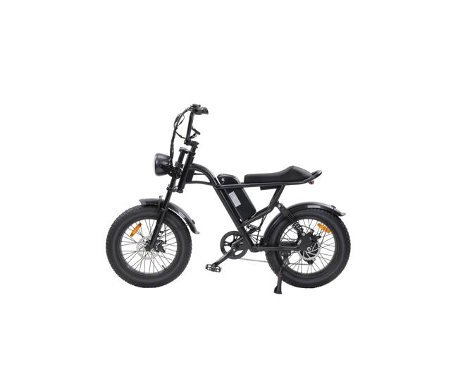 Rush horse v1 bicicleta eléctrica - batería 48v 15ah neumáticos de 20 pulgadas suspensión doble - negro