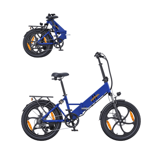 Bicicleta elétrica HillMiles Mile 2 Bateria 36V13Ah Rodas 20 polegadas Travões Hidráulicos Duplos - Azul Bicicleta elétrica HillMiles Mile 2 Bateria 36V13Ah Rodas 20 polegadas Travões Hidráulicos Duplos - Azul
