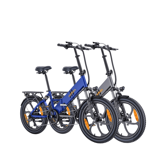 Bicicleta elétrica HillMiles Mile 2 Bateria 36V13Ah Rodas 20 polegadas Travões Hidráulicos Duplos - Azul Bicicleta elétrica HillMiles Mile 2 Bateria 36V13Ah Rodas 20 polegadas Travões Hidráulicos Duplos - Azul