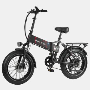 Bicicleta Elétrica MAXTURN Polaris Bateria 48V13AH 20 Travão A Disco A Cabo - Preto