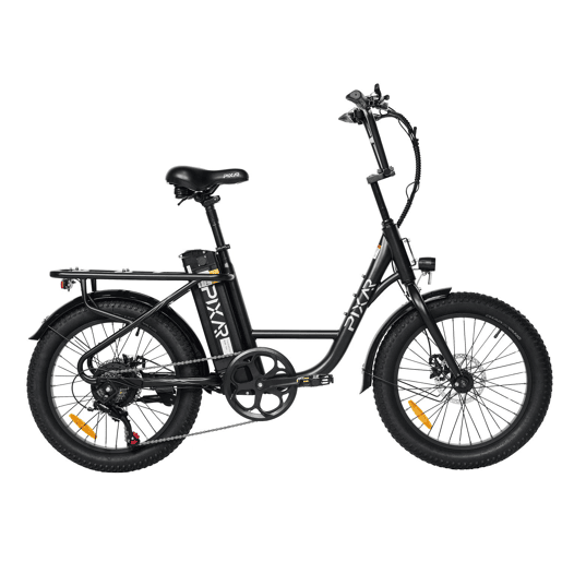 Pixar FUN1 36V 10.4Ah Bicicleta Elétrica 20x3 Fat Preto