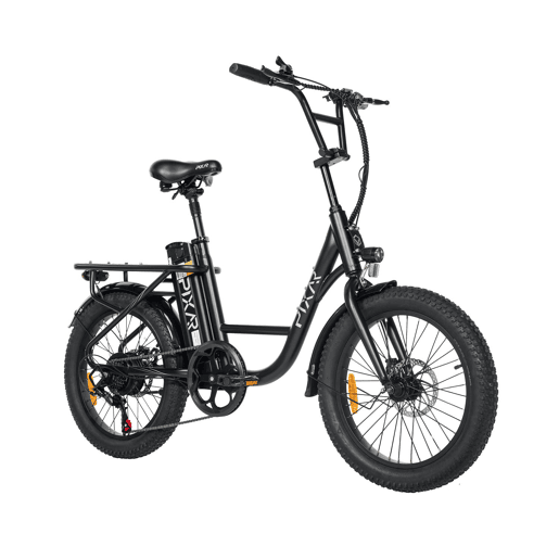 Pixar FUN1 36V 10.4Ah Bicicleta Elétrica 20x3 Fat Preto