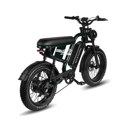Bicicleta Elétrica MAXTURN MX10 - Bateria 48V13.5AH Pneus De 20u201D Travões A Disco óleo - Verde Bicicleta Elétrica MAXTURN MX10 - Bateria 48V13.5AH Pneus De 20u201D Travões A Disco óleo - Verde