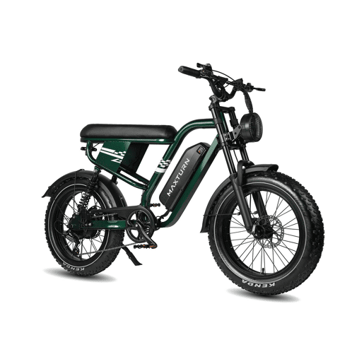 Bicicleta Elétrica MAXTURN MX10 - Bateria 48V13.5AH Pneus De 20u201D Travões A Disco óleo - Verde Bicicleta Elétrica MAXTURN MX10 - Bateria 48V13.5AH Pneus De 20u201D Travões A Disco óleo - Verde