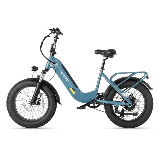 DYU FF500 500W Bateria 48V14Ah E-bike 20 polegadas Freio a Disco - Azul DYU FF500 500W Bateria 48V14Ah E-bike 20 polegadas Freio a Disco - Azul