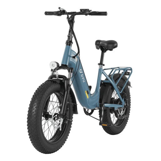 DYU FF500 500W Bateria 48V14Ah E-bike 20 polegadas Freio a Disco - Azul DYU FF500 500W Bateria 48V14Ah E-bike 20 polegadas Freio a Disco - Azul