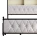 Cama doble, cama con cajones, LED, USB 217x182 Cama doble, cama con cajones, LED, USB 217x182 Beige