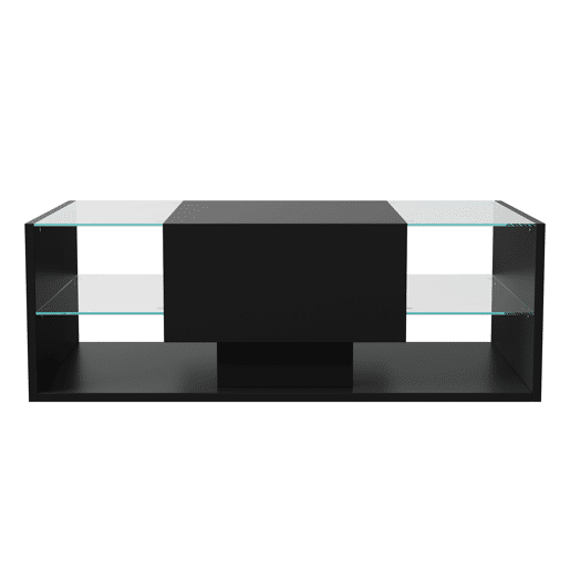 Mesa de centro, mesa para sala de estar, LED, gavetas, 100x50x35 cm Mesa de centro, mesa para sala de estar, LED, gavetas, 100x50x35 cm