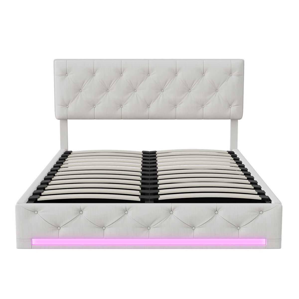 cama 140x200cm led cama con muelles hidraulicos cama doble cama con canape cama juvenil