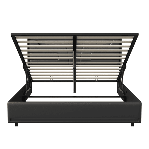 Cama 140x200cm, cama de casal, LED, USB