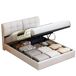 Cama doble, cama con almacenamiento, LED 220x167 Cama doble, cama con almacenamiento, LED 220x167 Beige