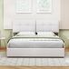 Cama doble, cama con almacenamiento, LED 220x167 Cama doble, cama con almacenamiento, LED 220x167 Beige